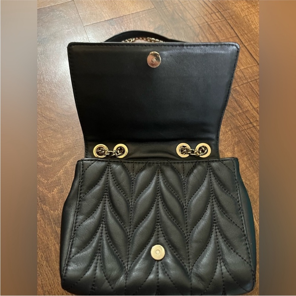 Kate Spade Black Quilted Chain Shoulder Bag - Picture 5 of 12
